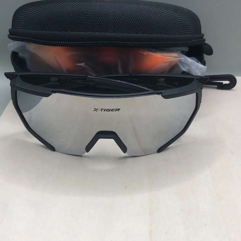 X Tiger Cycling Sports Shield Sunglasses Polarized Outdoor-Unisex, plus extra